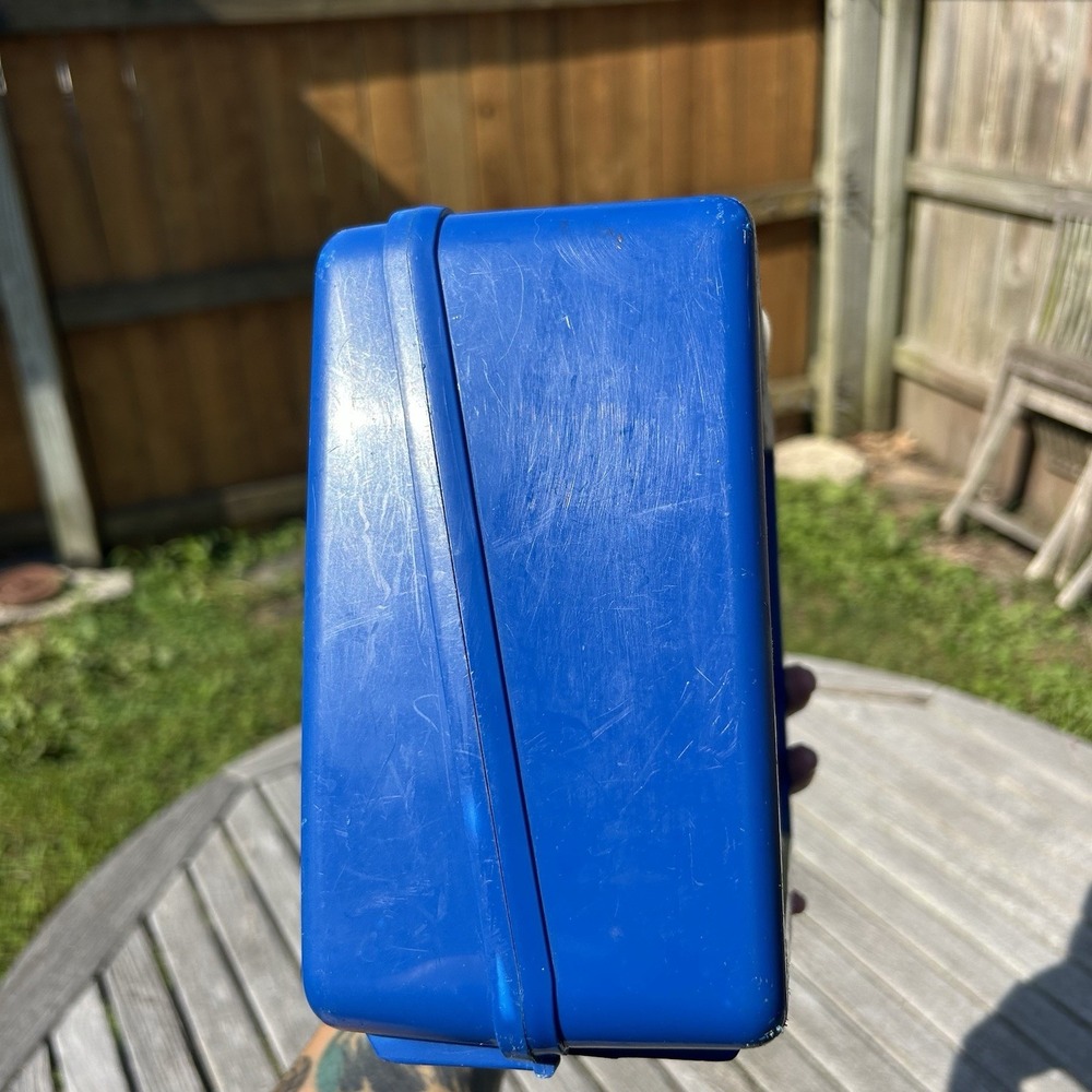 Max Steel Vintage Plastic Lunch box‎  2001 Blue - Picture 6 of 9